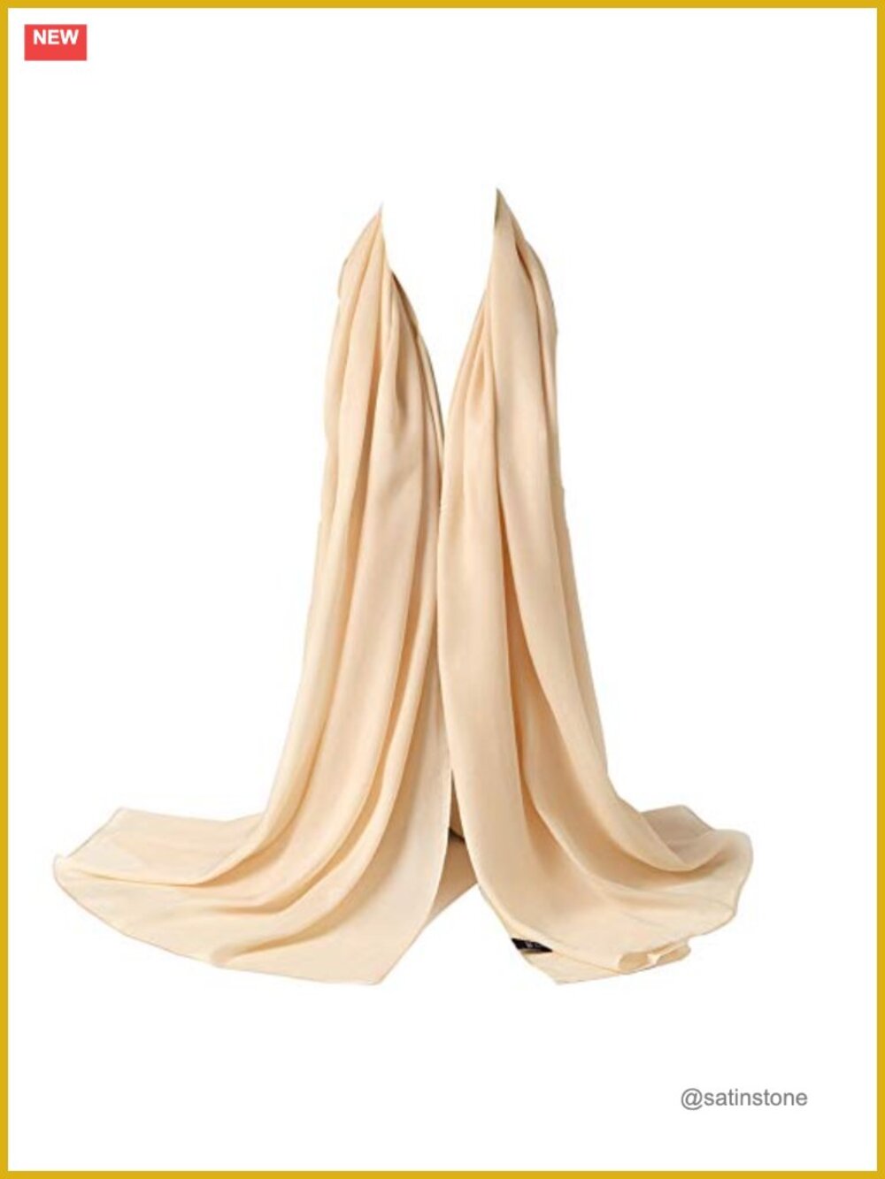 100% Silk Fashion Scarf Shawl Wrap Lightweight Sun Protection Women